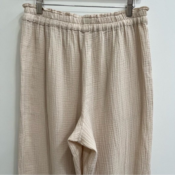 Rails Leon Pull On Pant in Flax Gauzy Breezy Lightweight Cotton Pockets Large - Picture 9 of 16